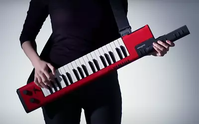 YAMAHA Sonogenic SHS-500 Red 37-Key Shoulder Keytar SHS-500RD New • $502.73