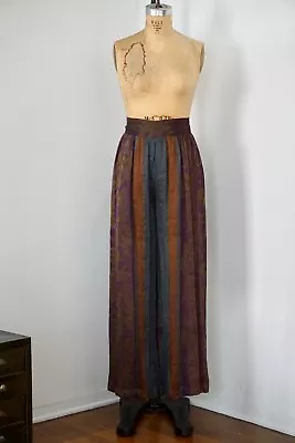 Xiao Studio Floral Linen/Silk Wide Leg Pants Maryam Nassir Zadeh La Garconne M • $235