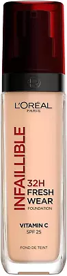 L'Oréal Paris Liquid Foundation Full Coverage Lasting Wear With Vitamin C And • £14.60