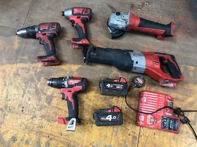 £195 • Buy MILWAUKEE Tools IMPACT DRIVER AND COMBI DRILL DRIVER . RECIP Saw , Grinder