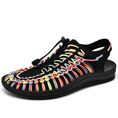 Summer Fashion Sandals Men Roman Beach Slippers Outdoor Gladiator Casual Sandals • $37.87
