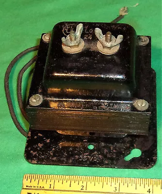 Vintage Doorbell Transformer Gen'l Elec. RT-1 (24VAC) Clean! 3 Pounds! Test OK! • $34.99