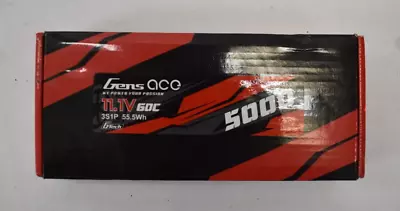 Gens ACe G-Tech Smart LiPo Single Cell GEA503S60SXGT 5000mAh 11.1V 60C 3S1P XT60 • $64.99