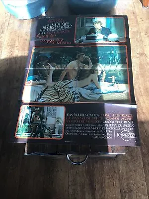 £19.99 • Buy Giant 1973 Italian Movie Poster Jean-paul Belmondo Jacqueline Bisset James Bond
