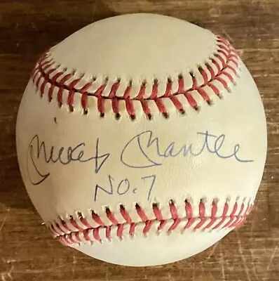 Mickey Mantle Signed Autographed Baseball  Official American League Ball • $1129.99