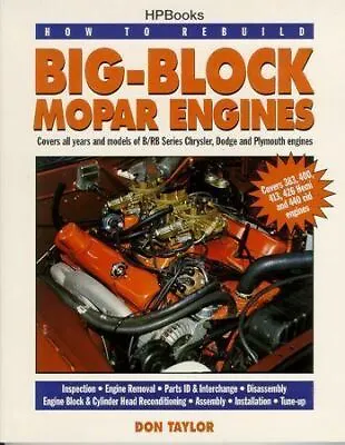 $25.95 • Buy Rebuild Big Block Mopar Engines 383 400 413 426 440 Hemi Rb Parts Id Interchange