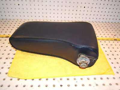 Mercedes Late W123 Front Center BLUE Vinyl Genuine Mercedes OEM 1 ArmrestTyp #2 • $359