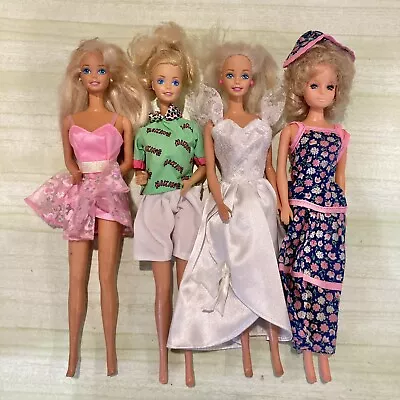 Bulk Lot Bundle Vintage Mattel Barbie Dolls Clothes Fashion Clone Toys • $40