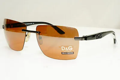 Authentic DOLCE & GABBANA Womens Vintage Sunglasses Black D&G 2091 187 30826 • $125.03