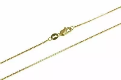 14K Yellow Gold Chain Necklace Box Rope Cuban Figaro 16  18  20  22  24  30'' • $119.99