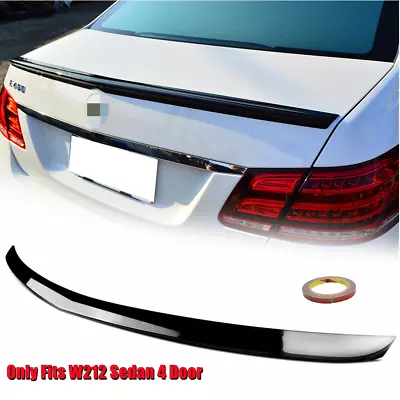 For 10-16 Mercedes E Class W212 & E63 Amg Style Gloss Black Trunk Spoiler Wing • $73.20