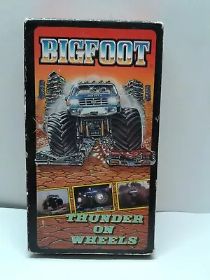 Bigfoot Thunder On Wheels Monster Truck VHS W/ Exclusive Bob Chandler Footage • $7.99