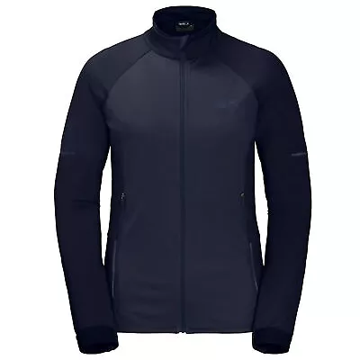 Jack Wolfskin Womens Gravity Trail Jacket Zip Up Track Top 1706141 1910 • £37.99