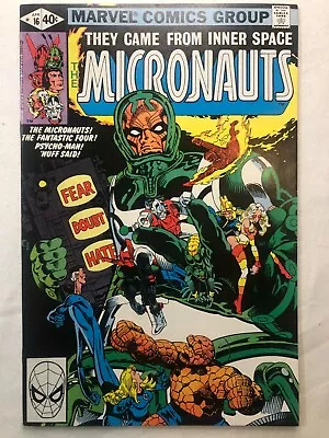 Micronauts #16 Apr 1980 Vintage Bronze Age Marvel Comics Pristine Condition! • $24.95