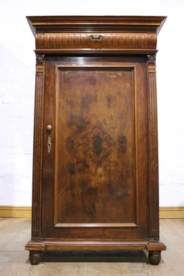 £295 • Buy Antique Continental Sentry Linen Cupboard / Bookcase / Side Cabinet