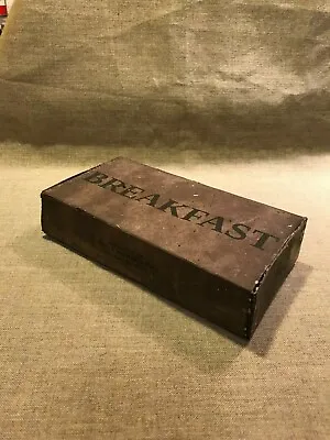 WWII US Army Marine Corps K-Ration Breakfast Box  • $11.99