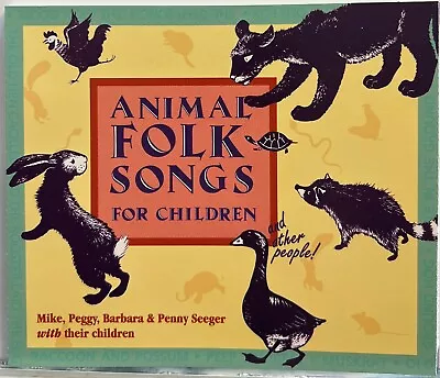 Mike Peggey Barbara Penny Seeger: Animal Folk Songs For Children (2 CD Set) VG • $30.25