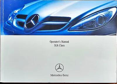 2008 Mercedes Benz SLK280 Owners Manual • $120