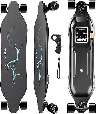 37'' Electric Skateboard 700W Dual Motor 350W Electric Longboard W/ Remote Gift& • $119.99