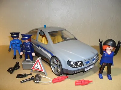 PLAYMOBIL UNDERCOVER POLICE CAR 9361 (FiguresSWAT Team With Lights) • £10.49
