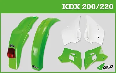 Kawasaki KDX 200 220 1995 - 2023 UFO Motocross Enduro Plastic Kit • $186.49