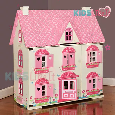 New Rosebud Kids GIRLS Wooden Dolls House Miniature FULL Furniture • $116.90