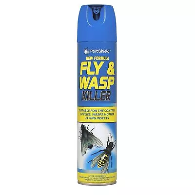 Fly & Wasp Killer Spray 300ml Pest Shield • £2.99