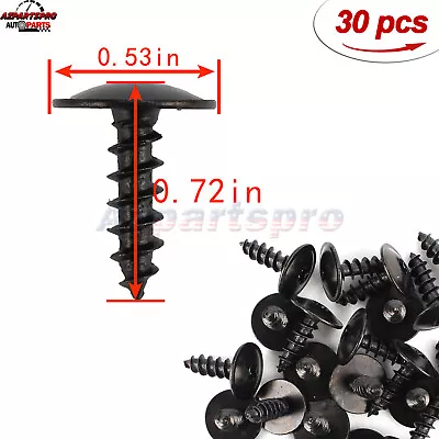 30 Splash Shield Screws N90974701 For Audi VW Fender Liner Bumper Under Cover • $8.92