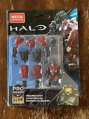 Mega Construx HALO Pro Builders BREACHER EXOSUIT Red Figure GLB72 New • $24.10