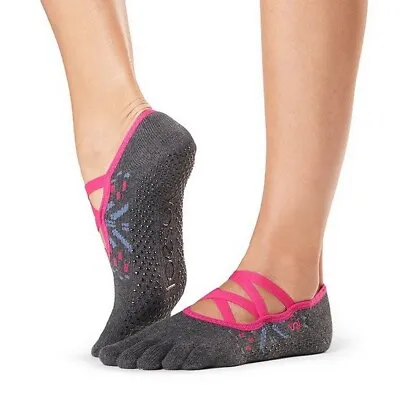 £16.71 • Buy Toesox Womens/Ladies Elle Festival Toe Socks MQ378
