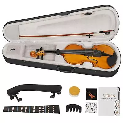 4/4 Full Size Acoustic Violin Set Adult Student With Case Fiddle School Band • $50.99