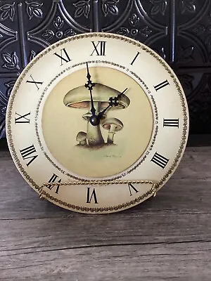 Ruane Manning Print Unique Decorative Mushroom Kitchen Wall Clock • $24.99