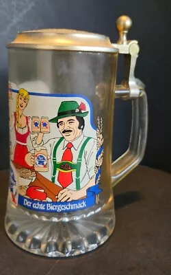 Pabst Brewing Co.1844 Glass Beer Stein Tankard Der Echte Biergeschmack • $19.90