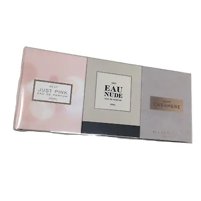 £25.99 • Buy NEXT Just Pink, Eau Nude & Cashmere Eau De Parfum 30ml X 3
