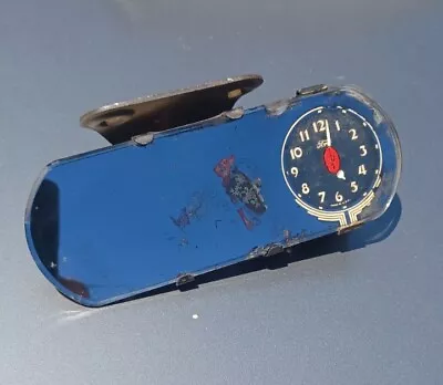 1935 1936 ORIGINAL FORD ACCESSORY REAR VIEW CLOCK MIRROR LOGO GLASS FoMoCo 1930s • $150