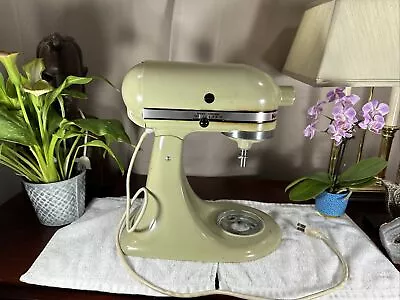 Not Complete But Works Vintage K45 Kitchen Aid Mixer Avocado Green Not Complete • $69.99