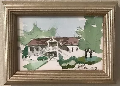 Jake Lee - Original Watercolor  Monterey City Hall • $225