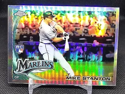 2010 Topps Update Chrome Rookie Refractor #CHR20 Mike Giancarlo Stanton RC • $37