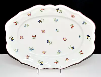 Villeroy & Boch Petite Fleur * OVAL SERVING PLATTER * 14 3/8  Flowers EXC • $28