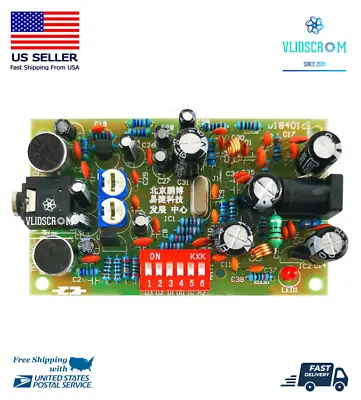 DIY Kit FM Transmitter Radio Station Stereo BH1417F Soldering Required • $16.99