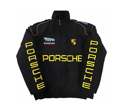 Racing Jacket VintagePorsche F1 Nascar Bomber Y2K Streetwear Unisex Rare Style • $55