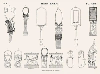 11373.Decor Poster.Home Room Wall Art.Egyptian Pharaoh Treasures.Hieroglyphics • £49.41