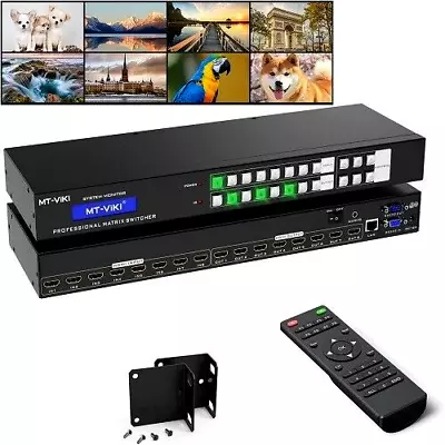 MATRIX SWITCH 8x8 HDMI MT-VIKI HD88L W/Remote  (NEW) • $292.80