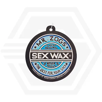 Sex Wax Grape Air Freshener Fragrance - Mr Zogs Original Genuine Hanging Card • £5.99