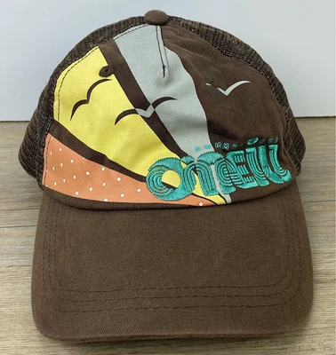 $9 • Buy O'Neill Brown Hat Snapback Hat Cap One Size Hat