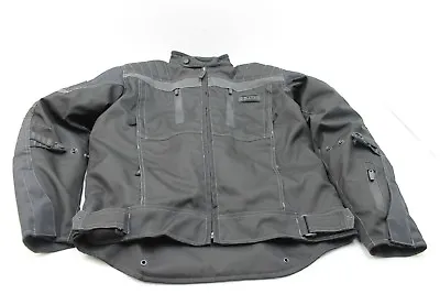 Mens MotoCentric Force Black Motorcycle Riding Jacket Size Extra Small XS  • $61.99
