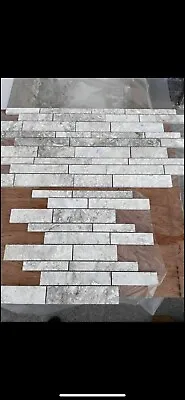 Bathroom / Kitchen Marble Mosaic Tiles Wall / Floor Random Style 1m2 • £80