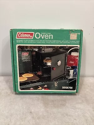 Vintage Coleman Camp Stove Oven NOS ORIGINAL BOX • $50