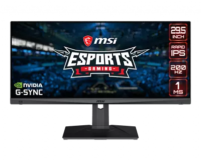 MSI Optix MAG301RF 29.5  UWHD 200Hz 1ms G-Sync IPS Ultrawide Gaming Monitor • $549