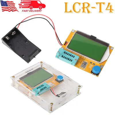 LCR-T4 Mega328 ESR Transistor Resistor Diode Capacitor Mosfet Tester W/ Shell • $18.67